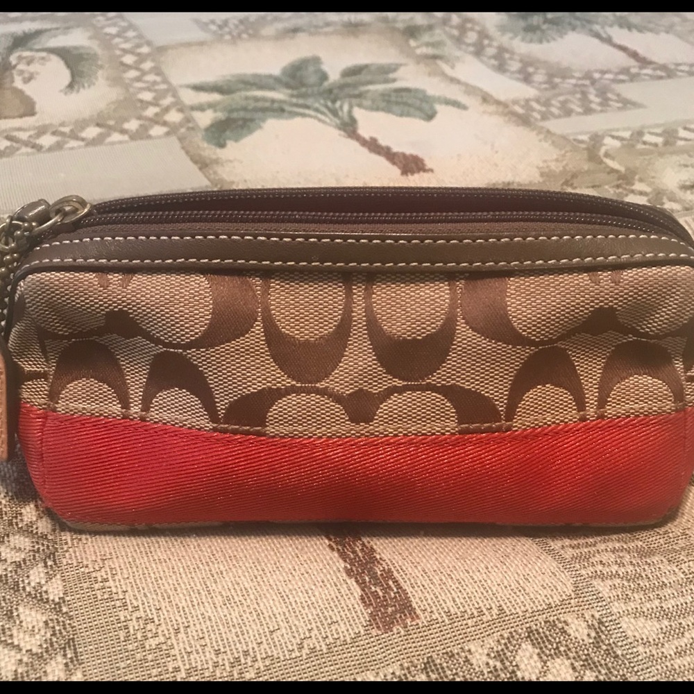 Coach cosmetic bag. No strap.